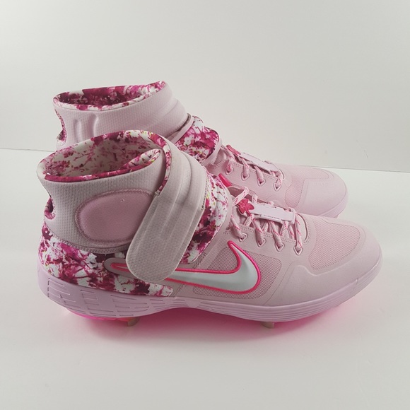 Nike Huarache Elite 2 Mothers Day Baseball Cleats Pink Rare Av22471-601 Size 16 | Color: Pink | Size: 16 | Dinkyt23's Closet
